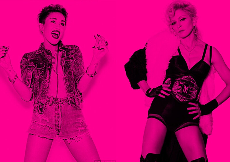 Czy Miley Cyrus to współczesna wersja Madonny? Porównujemy obecne gwiazdy popu do tych sprzed lat